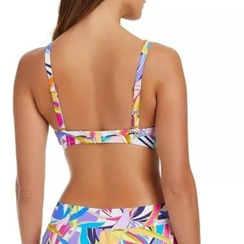 NWT Bleu by Rod Beattie Women's Over-the-Shoulder Molded-Cup Bikini Top 38D $89